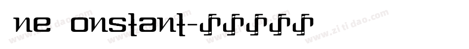 One Constant字体转换